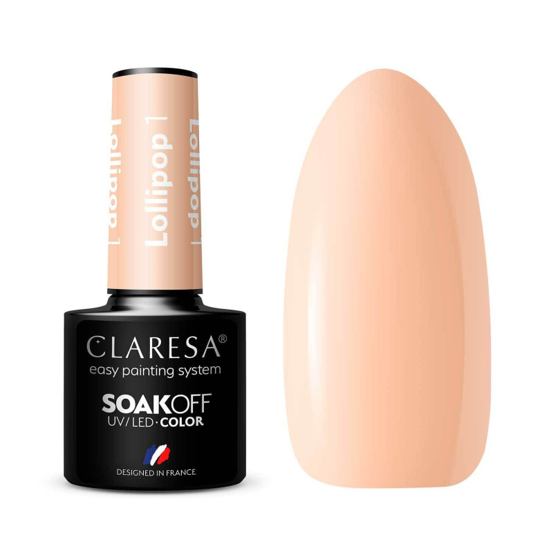 Vernis gel – Claresa LOLLIPOP n° 1 – 5 ml