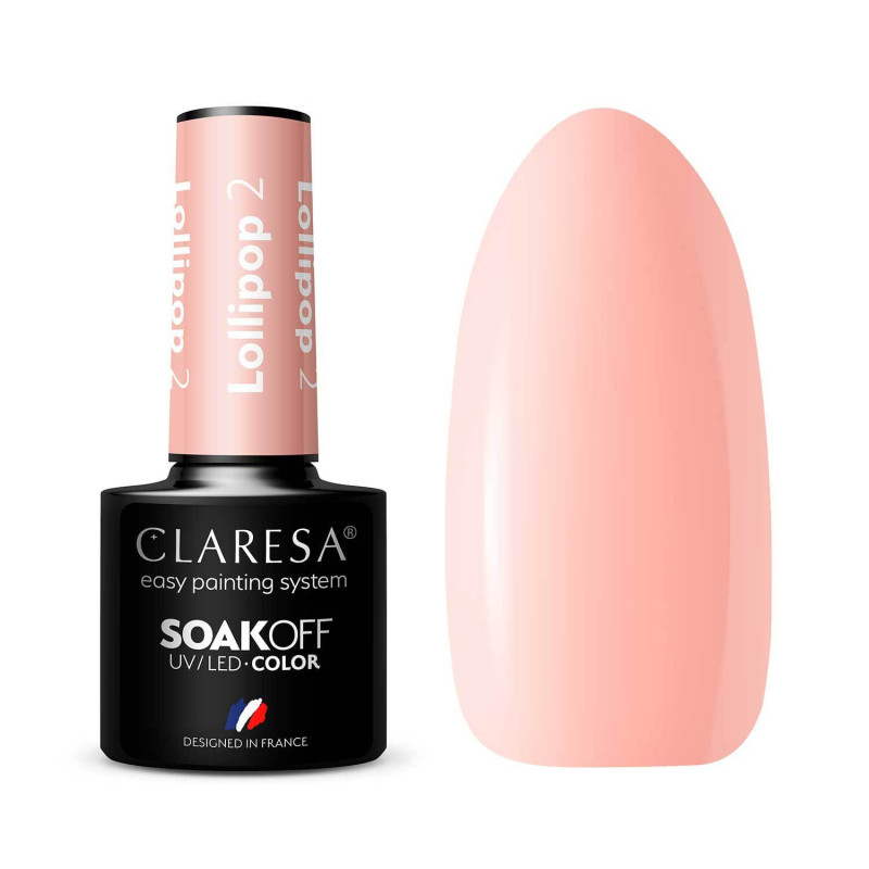 Vernis gel – Claresa LOLLIPOP n° 2 – 5 ml