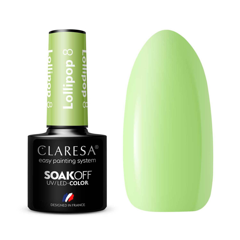 Vernis gel – Claresa LOLLIPOP n° 8 – 5 ml