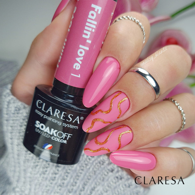 Gel polish – Claresa FALLIN' LOVE No. 1 – 5 ml