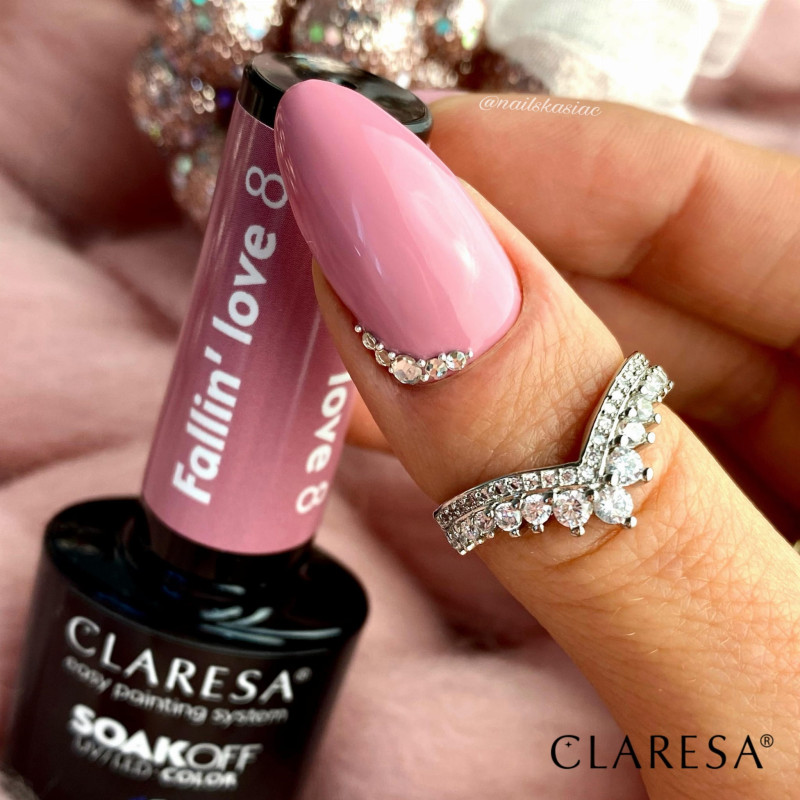 Gel polish – Claresa FALLIN' LOVE No. 8 – 5 ml
