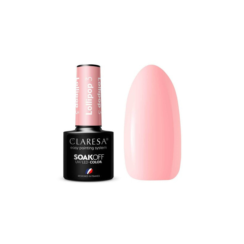 Vernis gel – Claresa LOLLIPOP n° 3 – 5 ml