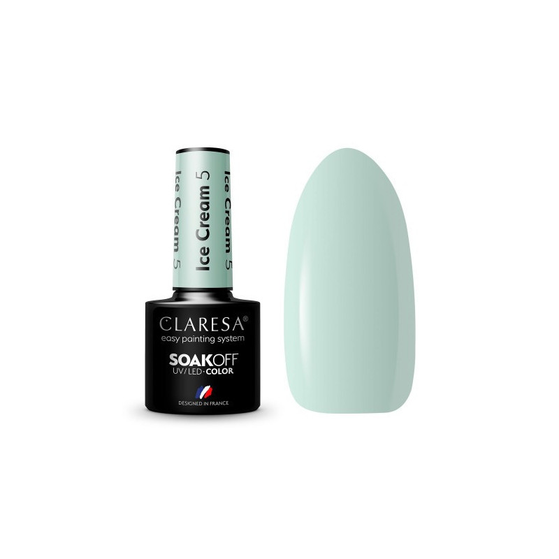 Gel polish – Claresa Ice Cream No. 5 – 5 mll