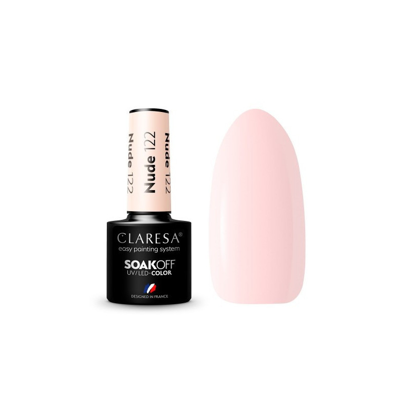 Gel polish – Claresa Nude No. 122 – 5 ml