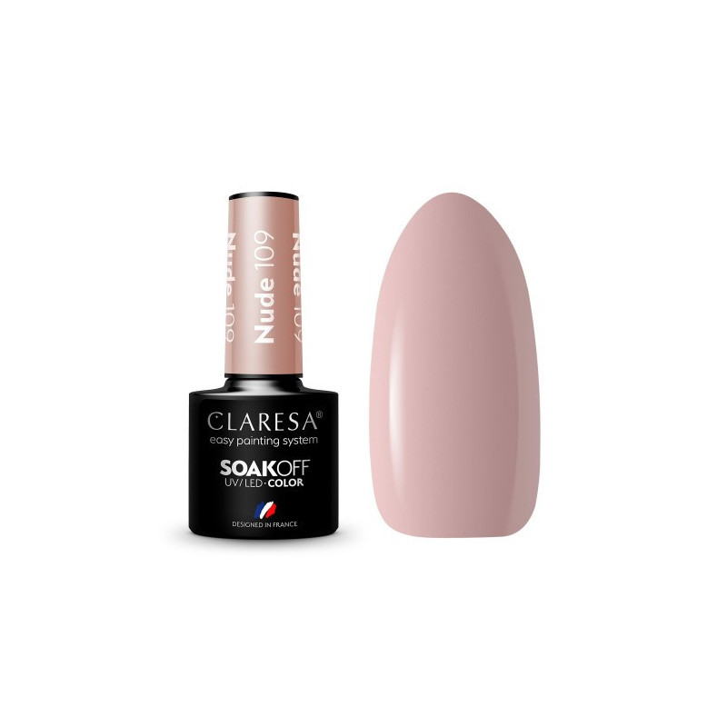Gel polish – Claresa Nude No. 109 – 5 ml