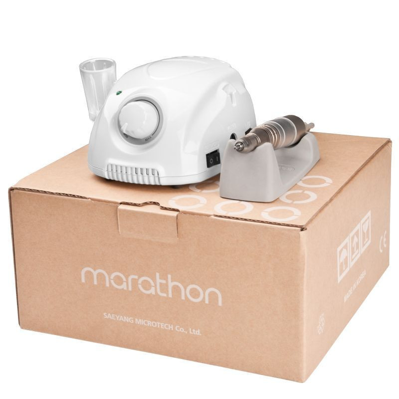 Ponceuse ongle professionnelle - Marathon 3 Champion Saeyang white + H200