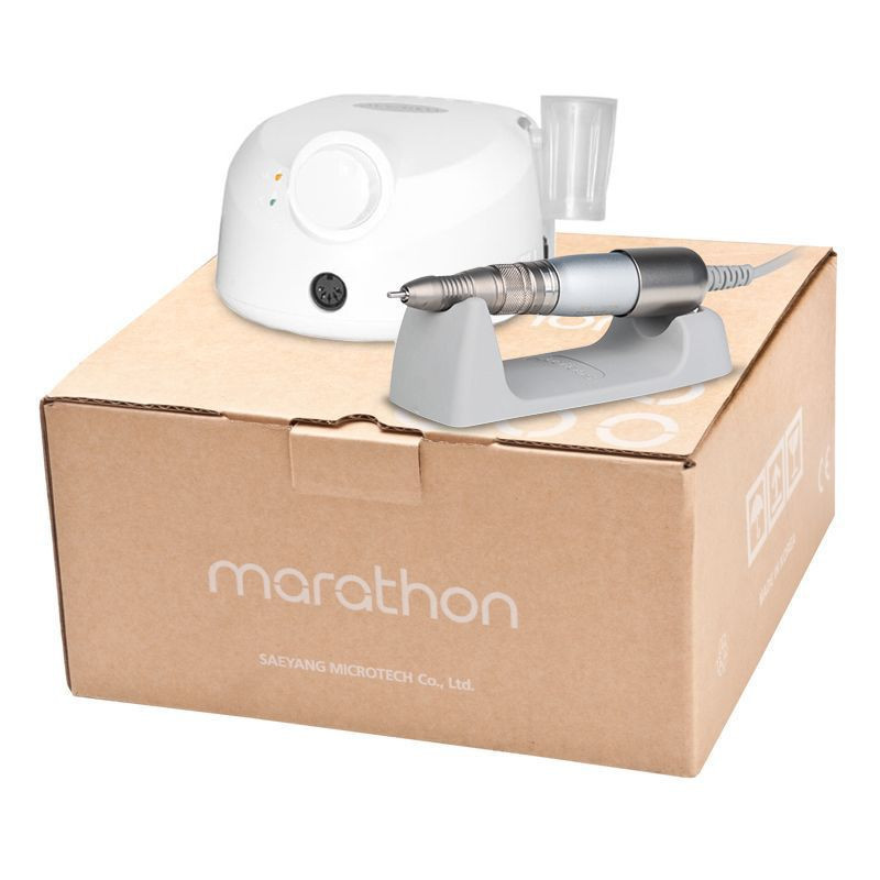 Фрезер для маникюра - Marathon ESCORT II PRO, белый + SH30N