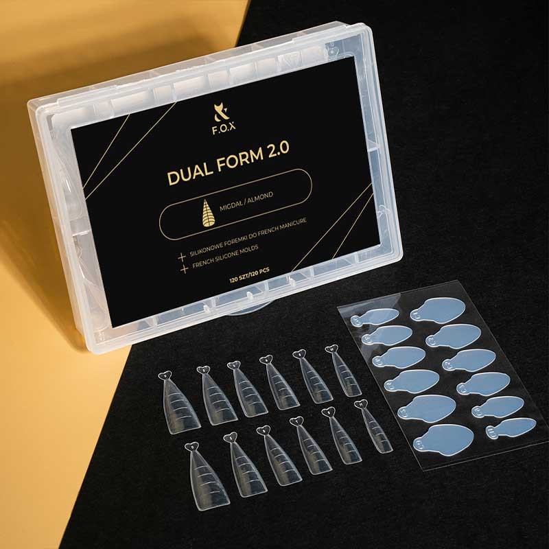Formes dual pour extension d’ongles - F.O.X Dual Form 2.0 Almond - 120 pcs