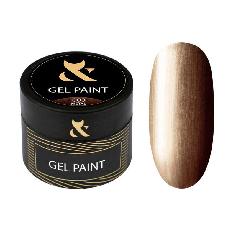 Gel de couleur - Metal F.O.X, Gold 003, 5 ml