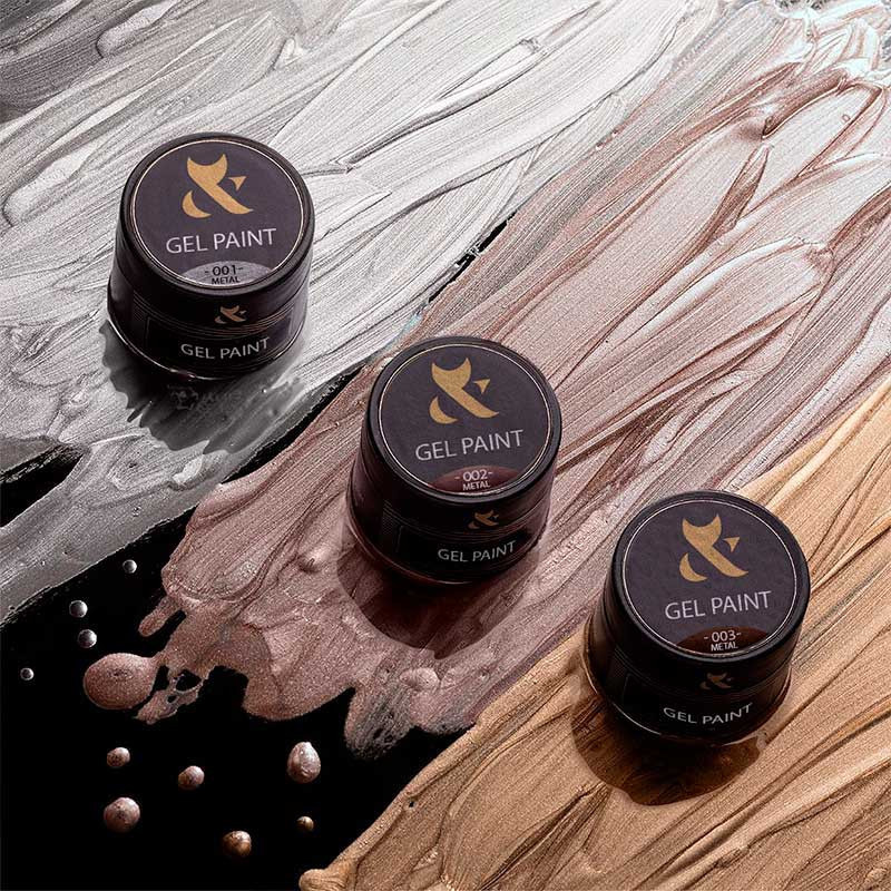 Gel de couleur - Metal F.O.X, Gold 003, 5 ml