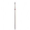 Diamond nail drill bit, “drop” , red, diameter 1,6 mm/ working part 4 mm HEAD