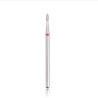 Diamond nail drill bit, “drop” , red, diameter 1,8 mm/ working part 4 mm HEAD