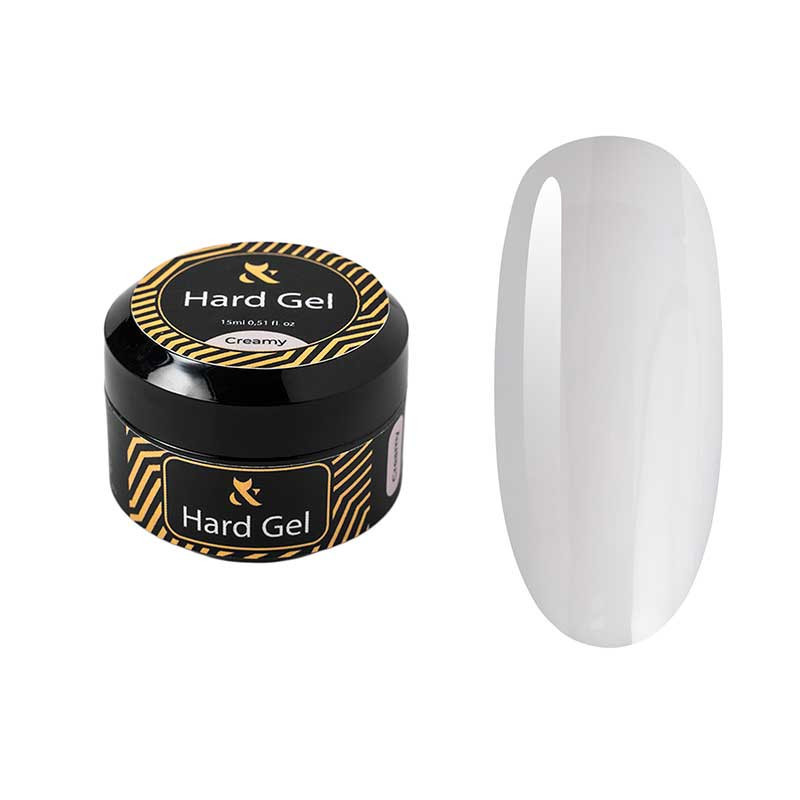 Gel de construction et de renforcement - Hard gel F.O.X - Creamy - 15 ml