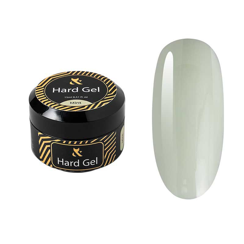 Gel de construction et de renforcement - Hard gel F.O.X - Mint - 15 ml