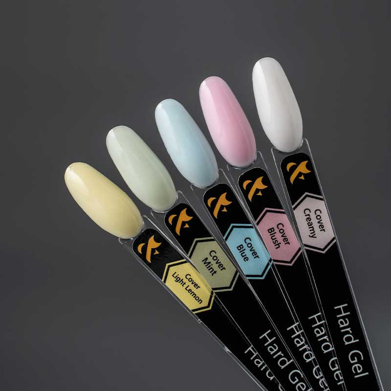 Gel de construction et de renforcement - Hard gel F.O.X - Blush - 15 ml