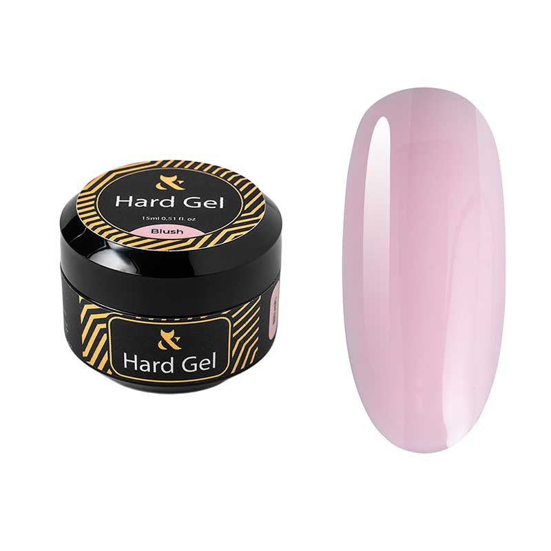 Gel de construction et de renforcement - Hard gel F.O.X - Blush - 15 ml