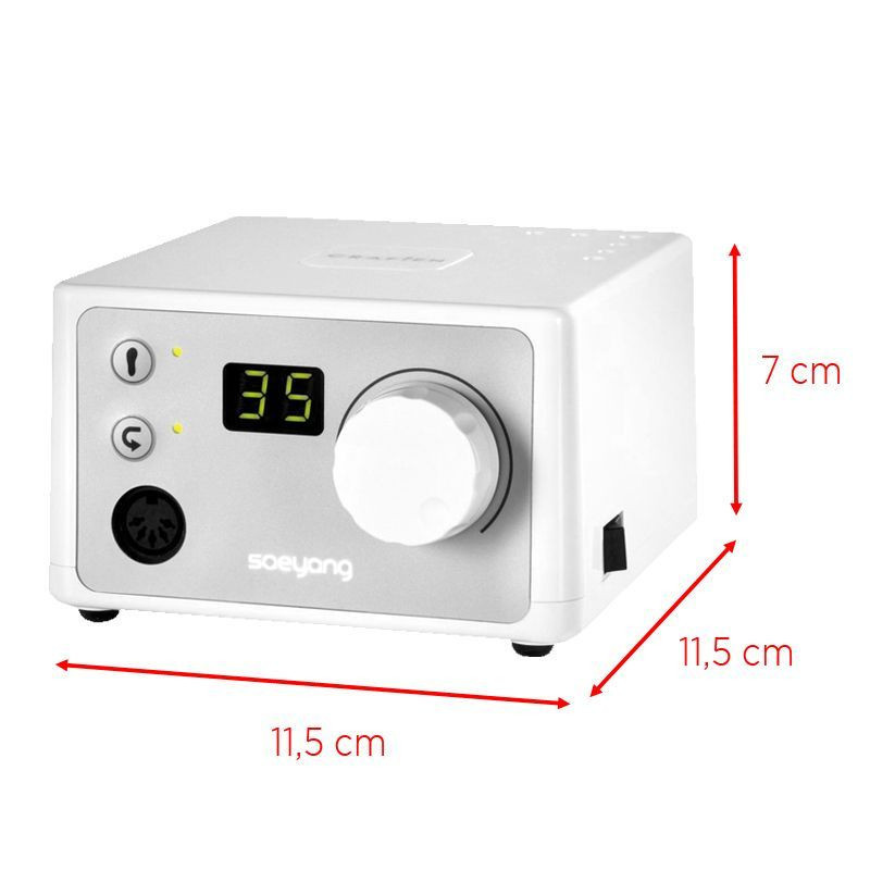 Ponceuse ongle professionnelle - Marathon K35 Crafien Saeyang white + SH30N