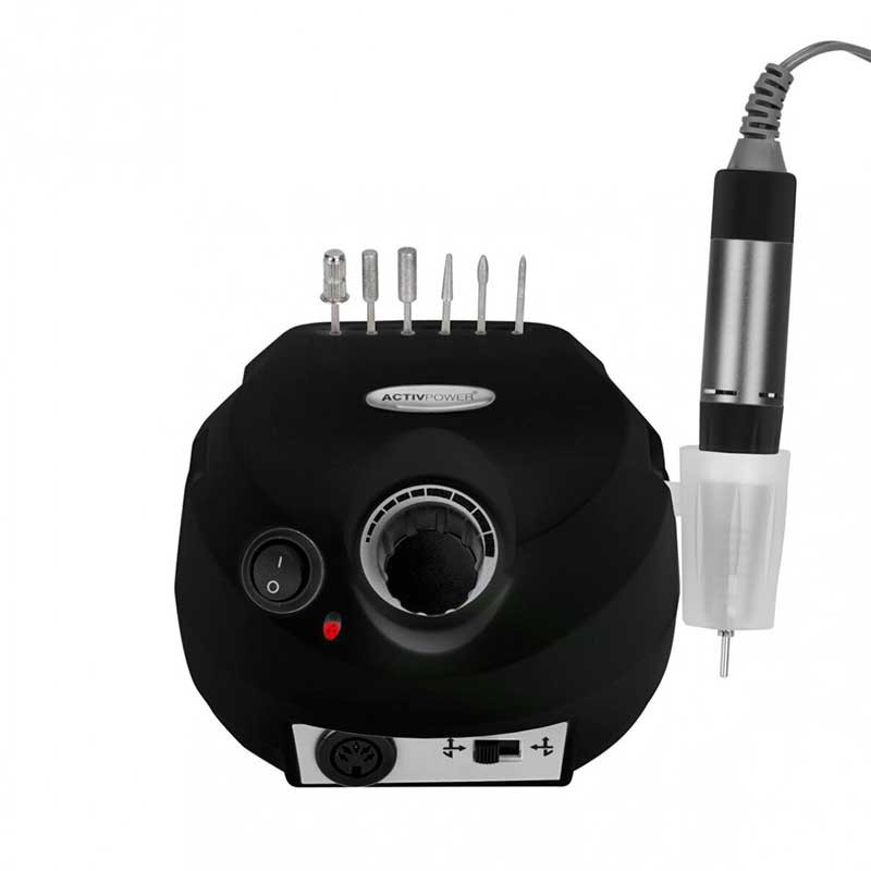 Фрезер для маникюра Activ Power J202, black - 65W