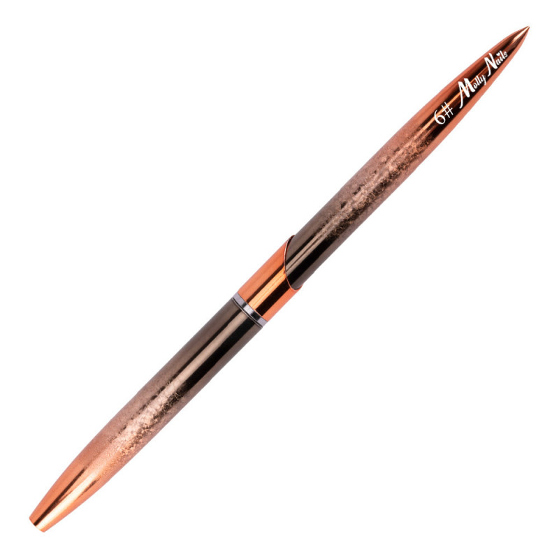 Acrygel and Gel Brush MollyLac Ombre, size 6, 8 mm