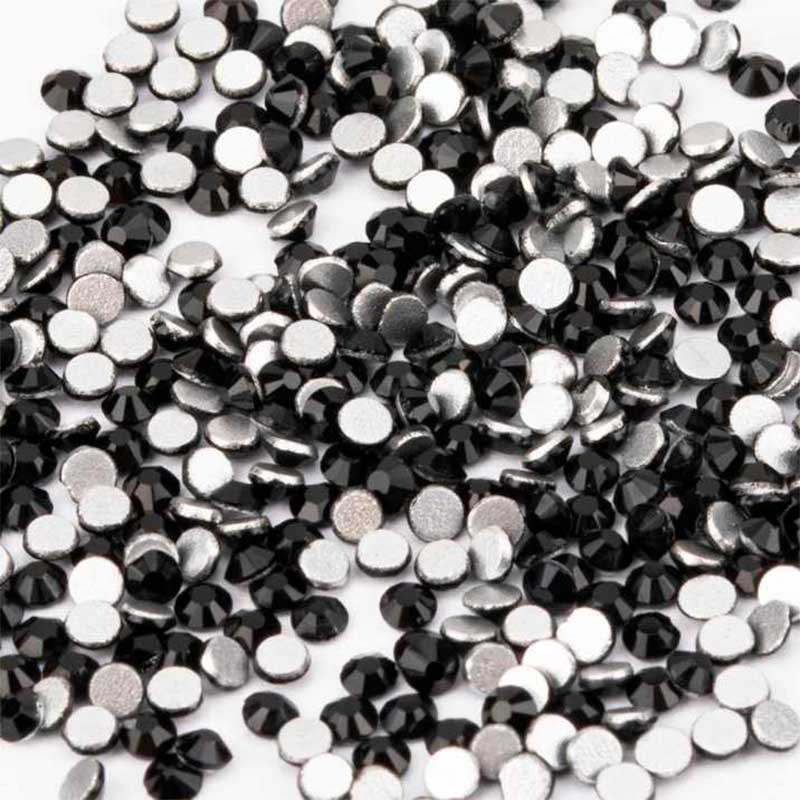 Crystals, ss5, black - 1440 pcs