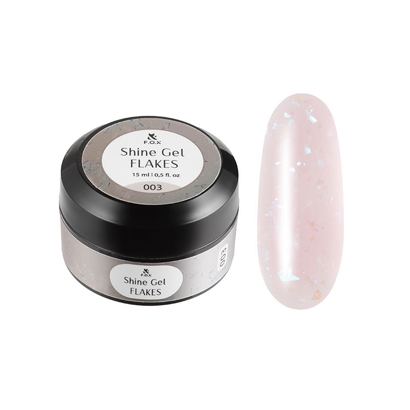 Gel de construction - Shine Gel Flakes 003 F.O.X - 15 ml