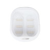 Pedicure bowl with rollers white lich