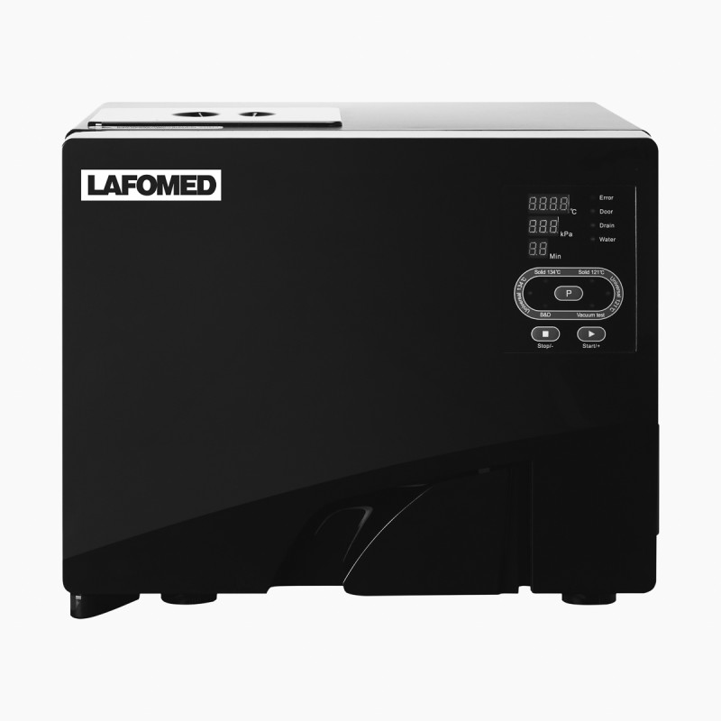 LAFOMED AUTOCLAVE STANDARD LINE LFSS08AA LED WITH PRINTER 8 L CL. B MEDICAL BLACK