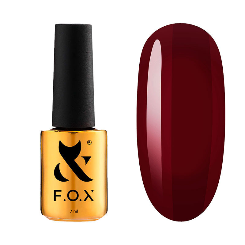 Color gel polish - Lipstick F.O.X 010 Wine Passion - 7 ml