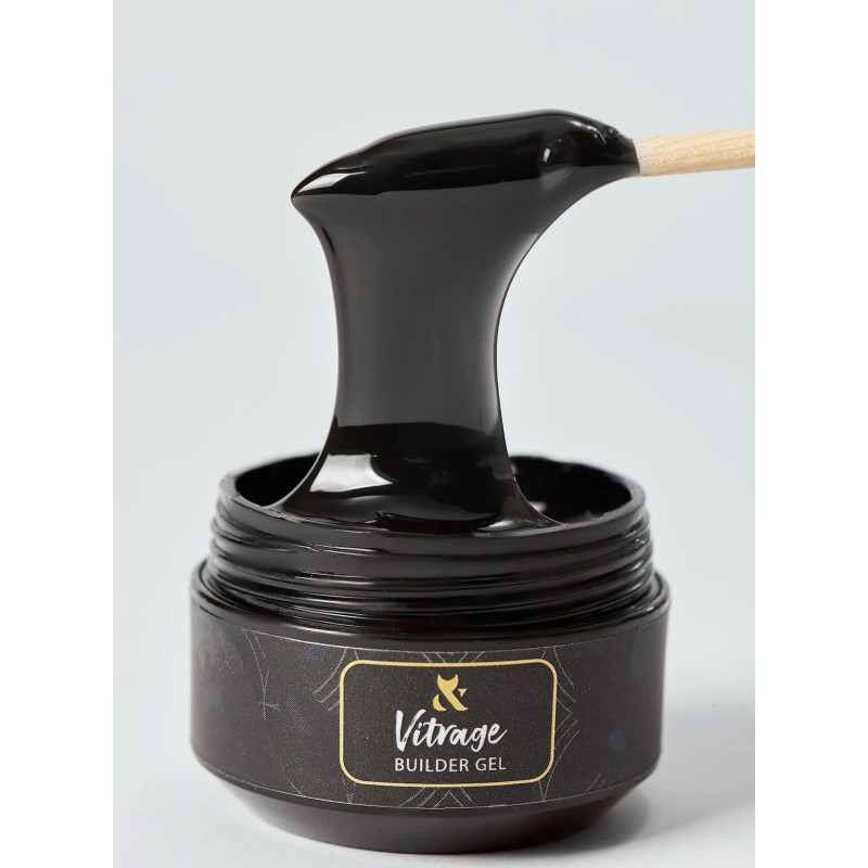 Vitrage Gel Black FOX - 15 ml
