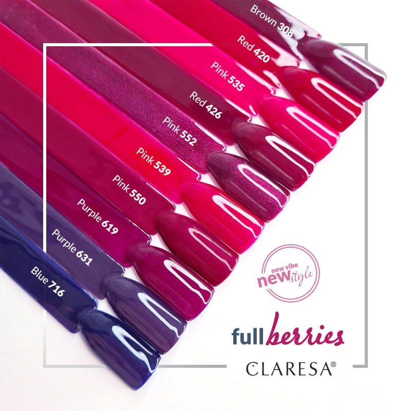 Color gel polish - Claresa RED № 426, 5 ml