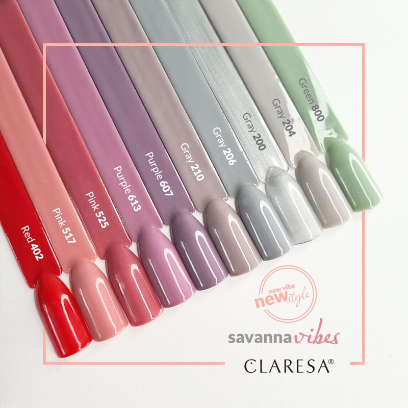 Color gel polish - Claresa PINK № 525, 5 ml