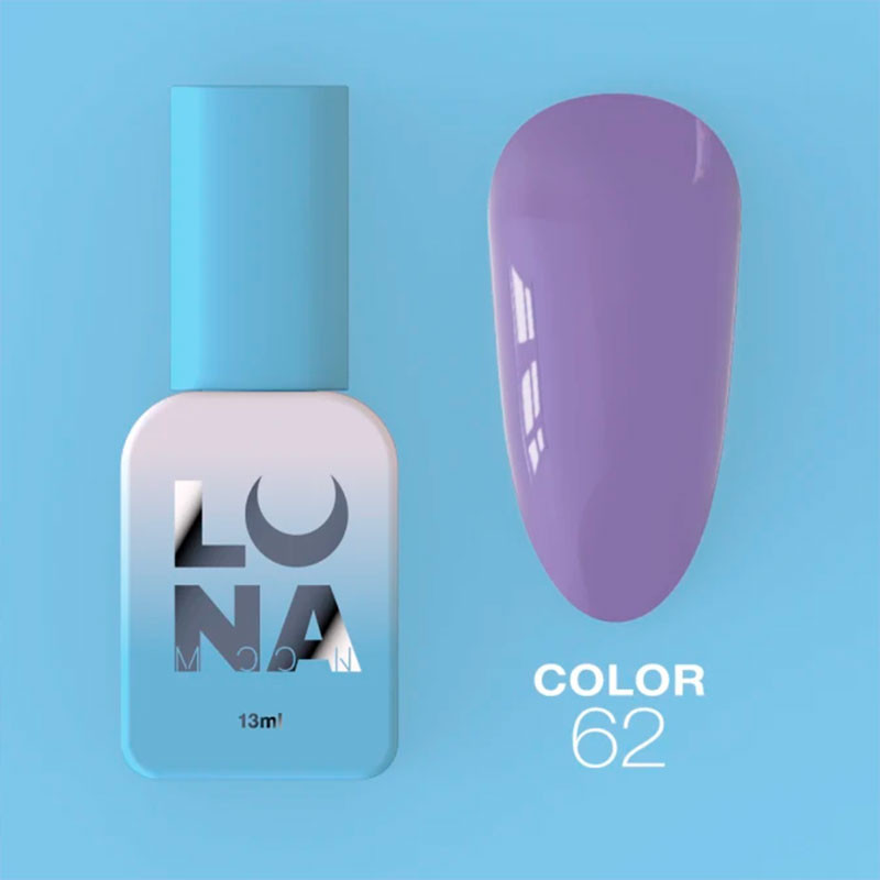 Vernis gel coloré - Lunamoon Nr 62, 13 ml