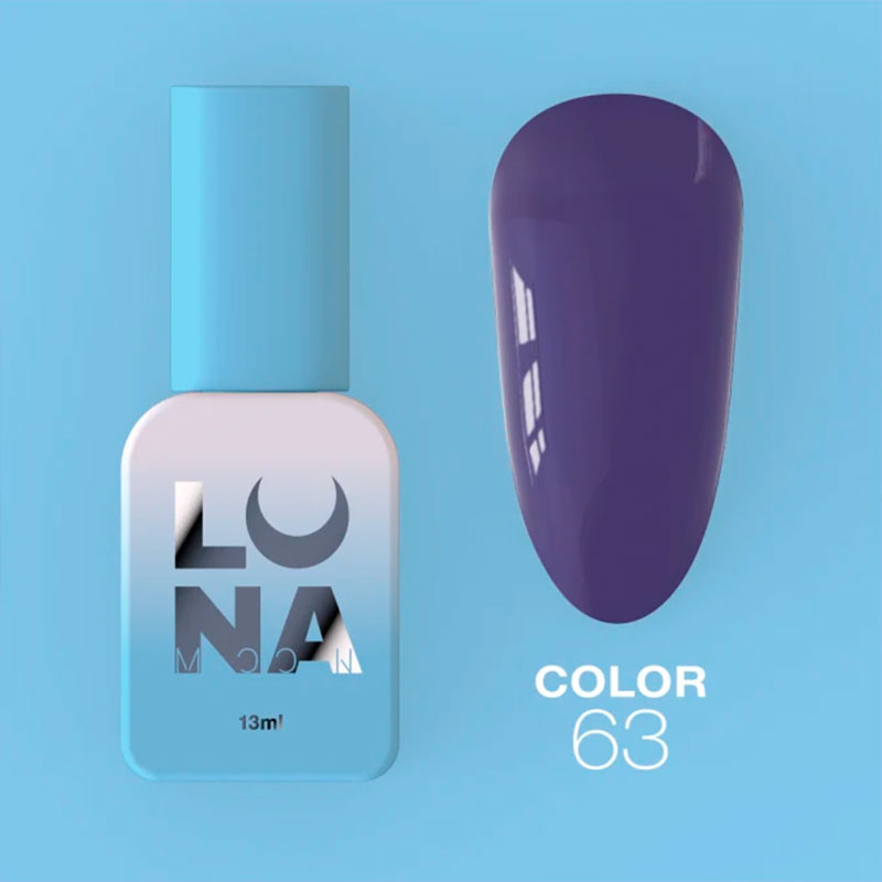 Vernis gel coloré - Lunamoon Nr 63, 13 ml