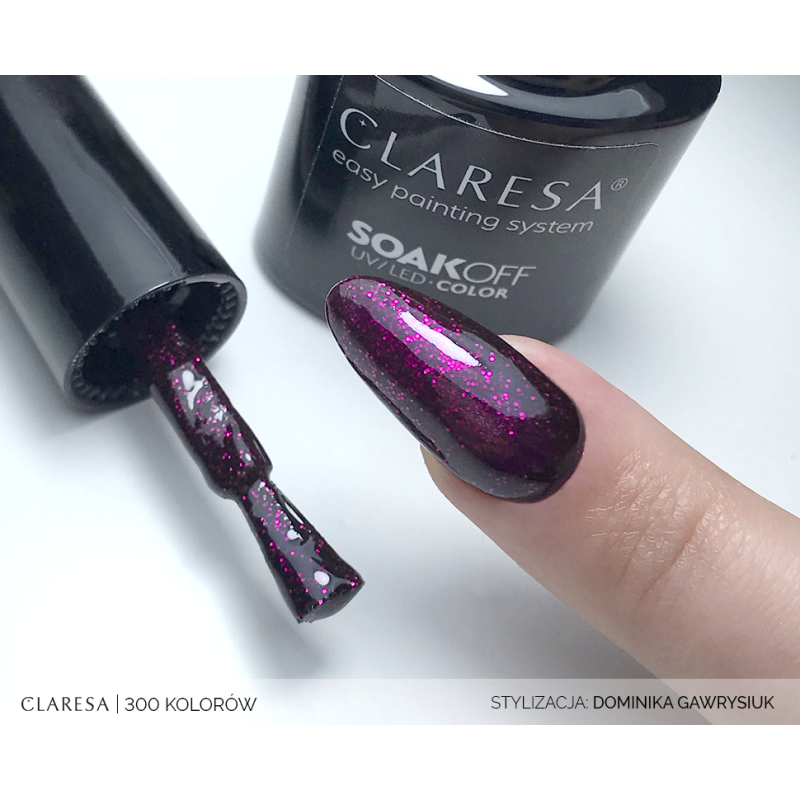 Vernis gel coloré – Claresa PINK n° 554 – 5 ml