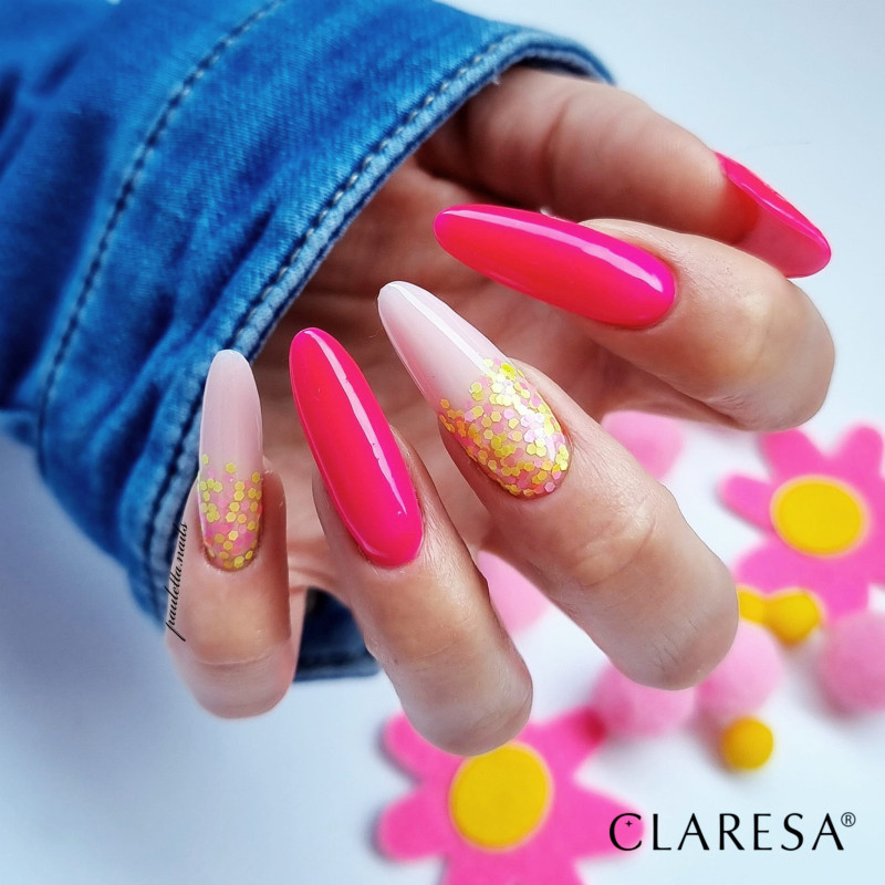 Vernis gel coloré – Claresa PINK n° 532 – 5 m