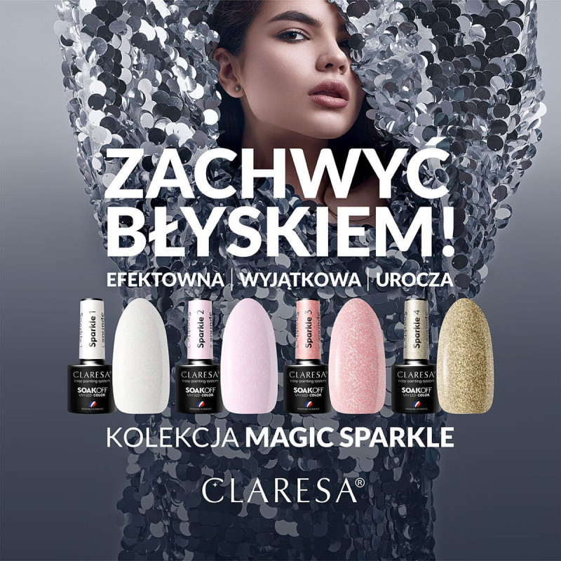 Gel polish – Claresa Sparkle No. 3 – 5 ml