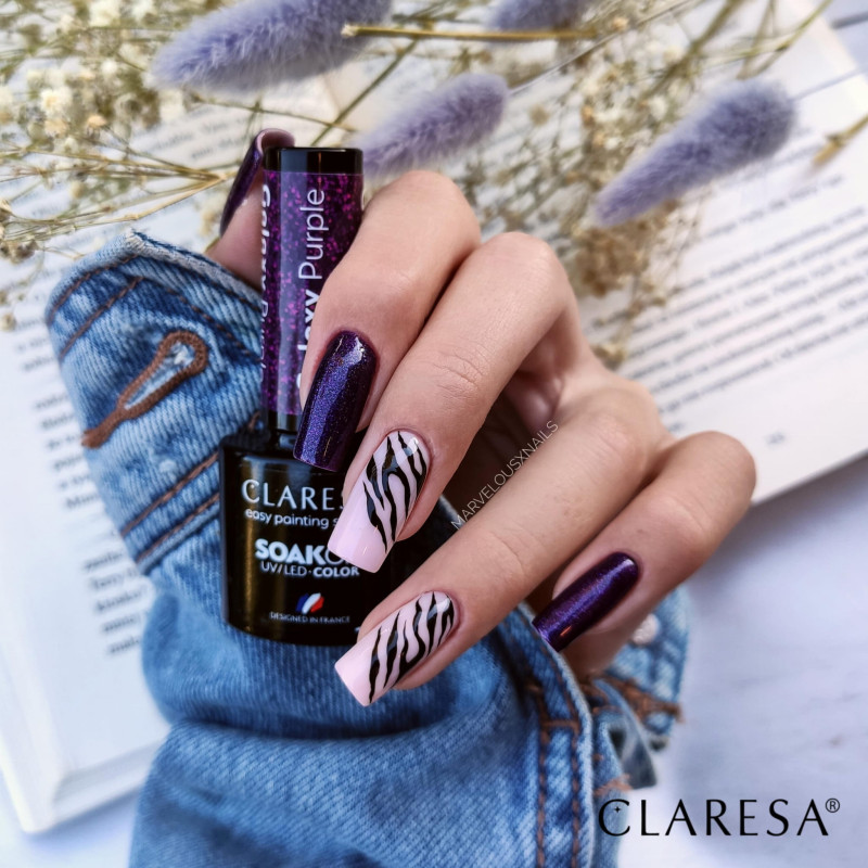 Gel polish – Claresa Galaxy Purple – 5 ml