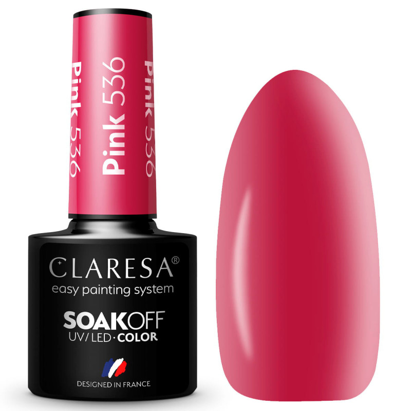 Gel polish – Claresa PINK No. 536 – 5 ml