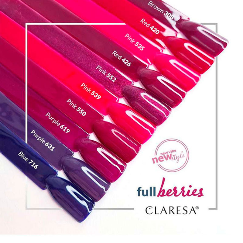 Gel polish – Claresa Purple No. 631 – 5 ml