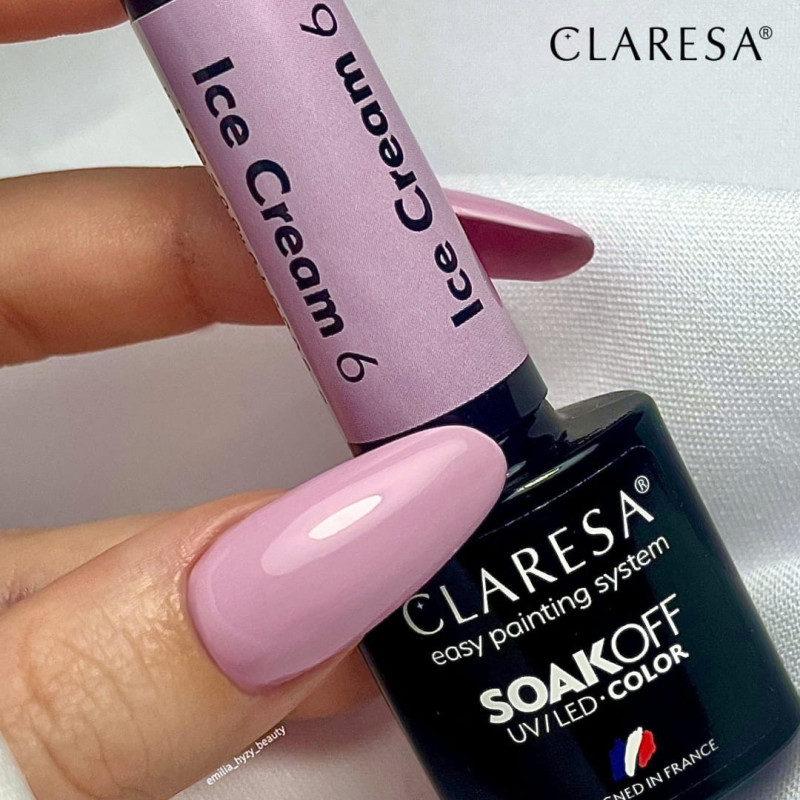 Цветной гель-лак Claresa Ice Cream № 6, 5 ml