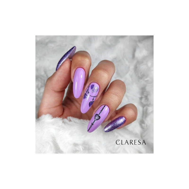 Vernis gel coloré – Claresa FULL Glitter n° 6 – 5 ml