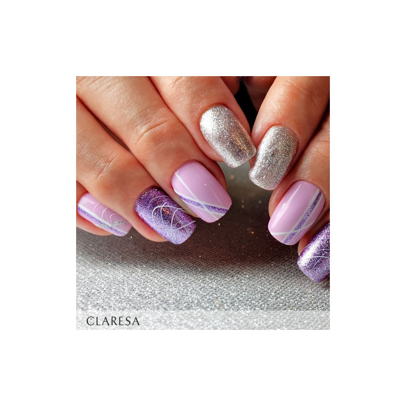 Vernis gel coloré – Claresa FULL Glitter n° 6 – 5 ml