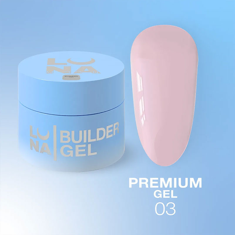 Gel de construction – Lunamoon Premium Gel Nr 3 – 15 ml