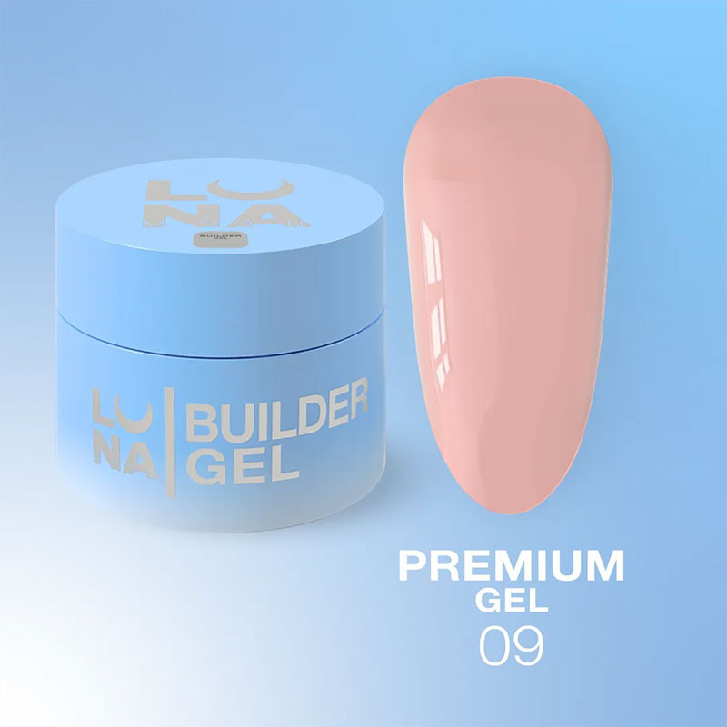 Gel de construction – Lunamoon Premium Gel Nr 9 – 15 ml