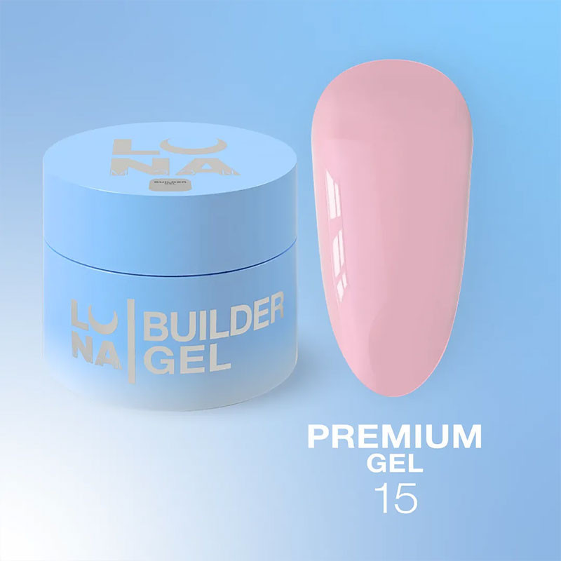 Gel de construction – Lunamoon Premium Gel Nr 15 – 15 ml