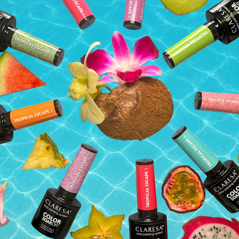 Color Gel Polish - Claresa - Tropical Escape № 1, 5 g
