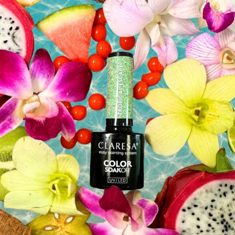 Color Gel Polish - Claresa - Tropical Escape № 9, 5 g