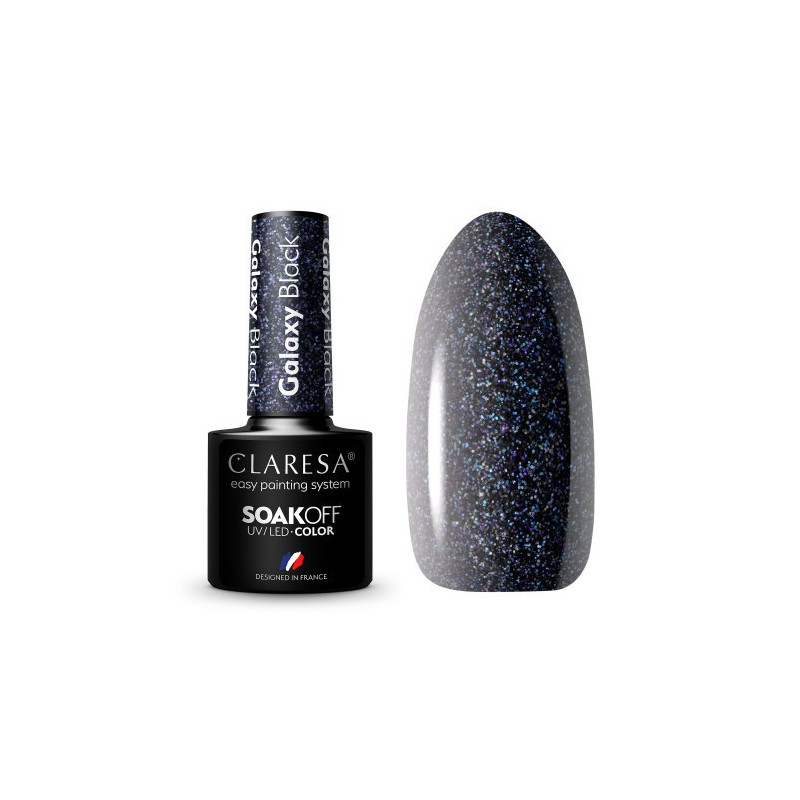 Gel polish – Claresa Galaxy Black – 5 ml