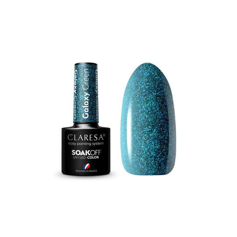 Gel polish – Claresa Galaxy Green – 5 ml