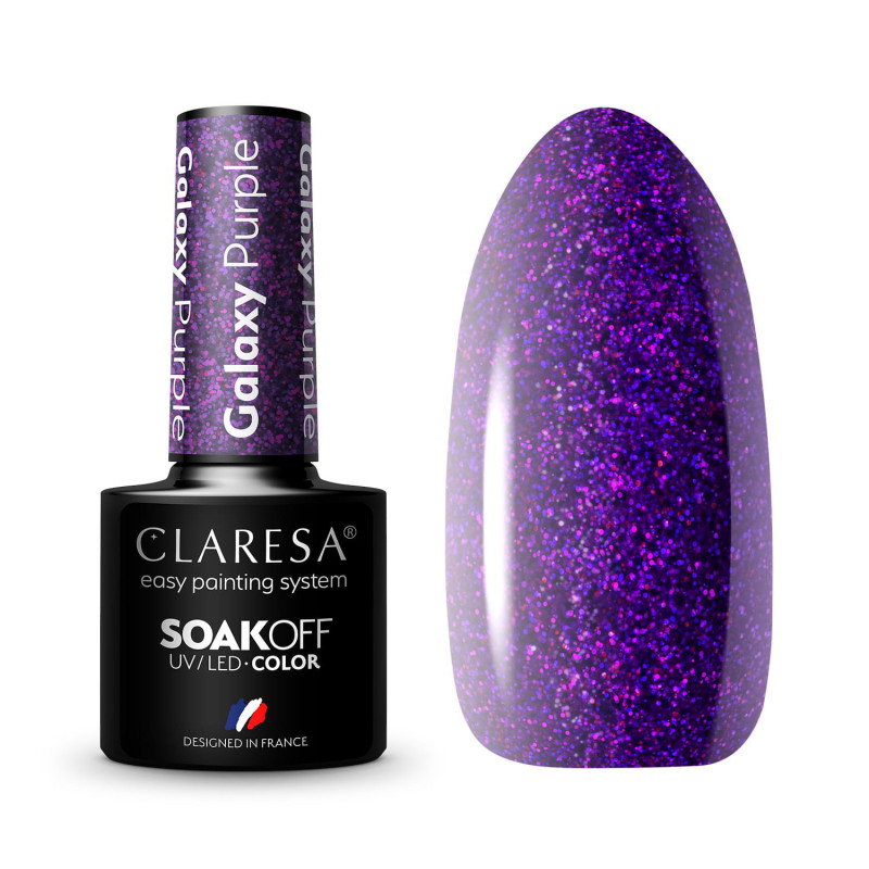 Gel polish – Claresa Galaxy Purple – 5 ml